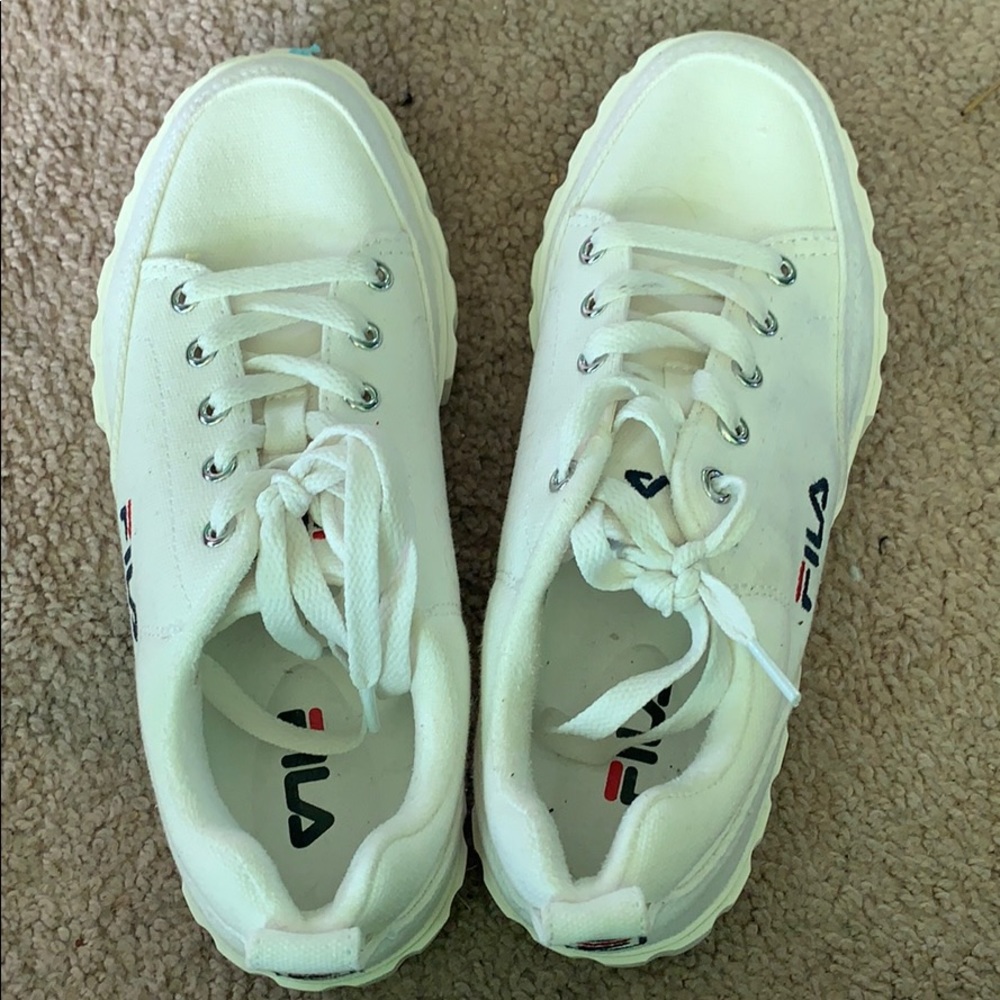 FILA CANVAS PLATFORM SNEAKERS